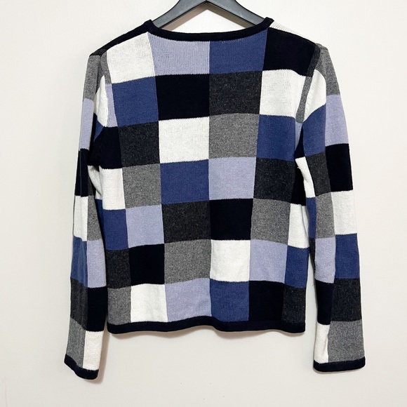 Vintage Checkered Cardigan S - Picture 3 of 8